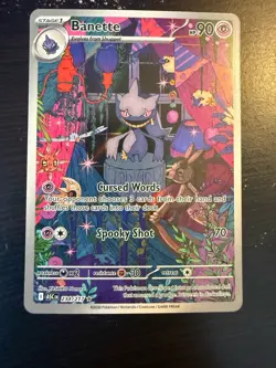 Banette 234/217 ascended heroes Illustration Rare Holo Full Art - Image 1