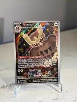 Noctowl 141 Sv: Scarlet & Violet Black Star Promo Pokemon NM - Image 1