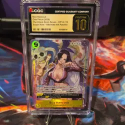Boa Hancock OP14-112 Alternate Art Foil Super Rare CGC Pristine 10 - Image 1