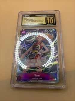 2025 One Piece PC Best Sel Vol.4 OP09-070 Nami CGC 10 PRISTINE Gengar Nami - Image 3