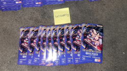 10x One Piece OP-14 TCG AZURE SEA’S SEVEN Sleeved Blister Booster BRAND NEW - Image 1