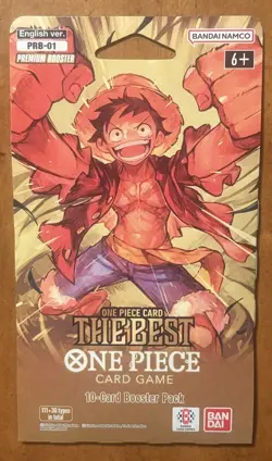 One Piece The Best Premium Sealed Sleeved Booster Pack PRB-01 English - Image 1
