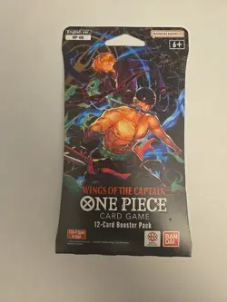 One Piece OP-06 Wings Of The Captain Blister Pack Sleeved Booster - Image 1