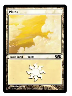 Magic the Gathering MTG Card: Plains Basic Land M13 2013 231/249! EX - Image 1