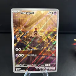 Pokemon TCG Sandygast Scarlet & Violet Paldea Evolved Holo Card 214/193 - Image 1