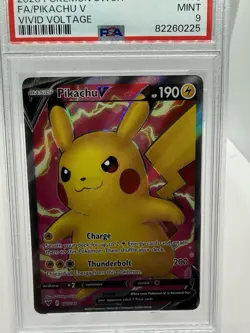 Pokemon TCG Vivid Voltage Pikachu V 170/185 Full Art Ultra Rare Card - Image 2