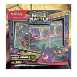 Pokemon Mega Battle Deck Mega Gengar EX Sealed Foil Cards Deck Box Playmat Coin - Image 1