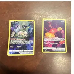 Pokemon TCG 2-Card Holo Basic Lot: Mew Comfey Ability English (2023) - Image 1