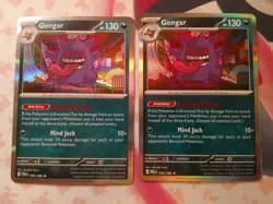 Pokemon TCG Pokemon Gengar Rare Holo - Perfect Order - 2 Cards - Image 1