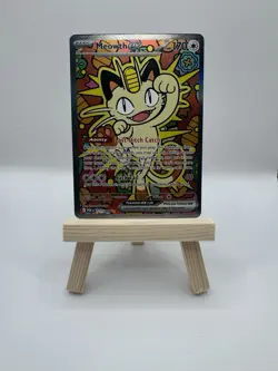Meowth EX SIR Full Art Holo Rare Pokemon TCG Card 121/088 Perfect Order - Image 1