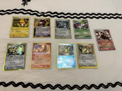 Pokemon TCG Binder Collection - Holos, E-Reader, WOTC, Lv. X’s - 9 Card Lot - Image 1