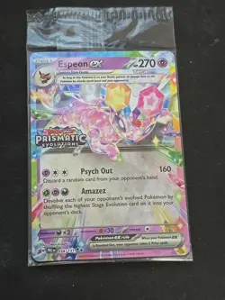 SEALED! Espeon ex - (Prismatic Evolutions Stamp) 034/131 Miscellaneous Cards - Image 1