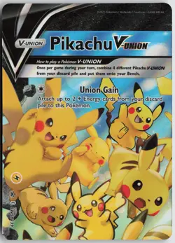 ULTRA RARE Pikachu V-Union 4-Card Set Pokemon TCG SWSH139-142 Holo Promo - NM - Image 1