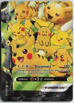 ULTRA RARE Pikachu V-Union 4-Card Set Pokemon TCG SWSH139-142 Holo Promo - NM - Image 3