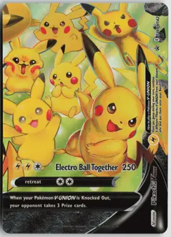 ULTRA RARE Pikachu V-Union 4-Card Set Pokemon TCG SWSH139-142 Holo Promo - NM - Image 5