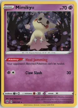 Mimikyu - (Cosmos Holo) Promo Holo Miscellaneous Cards & Products 081/189 LP - Image 1
