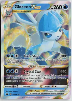 Glaceon VSTAR Promo Holo SWSH: Sword & Shield Promo Cards SWSH197 NM - Image 1