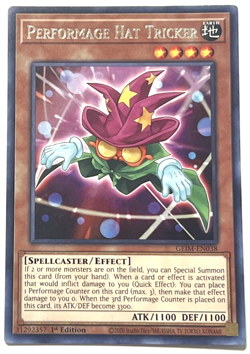 YuGiOh! - Performage Hat Tricker - Rare - Image 1