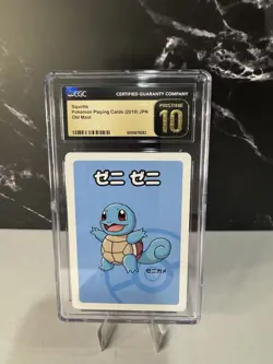 2019 Pokemon Squirtle Playing Cards Japanese Old Maid CGC 10 Pristine - Image 1