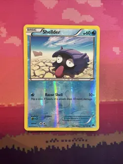Pokemon Card Shellder Breakpoint Reverse Holo 22/122 Near Mint - Image 1