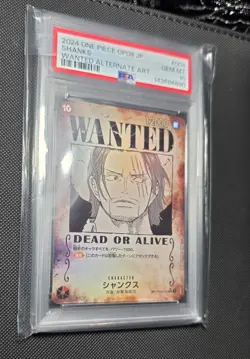PSA 10 Shanks OP09-004 SP Wanted Poster Emperors in the New World ONE PIECE Card - Image 2