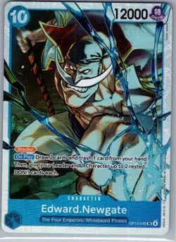 Edward.Newgate OP13-042 SR Carrying On His Will - One Piece Card - NM - Image 1