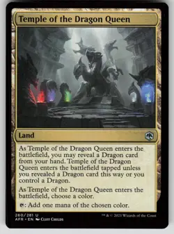 Temple of the Dragon Queen Normal U Adventures in the Forgotten Realms 260 NM - Image 1