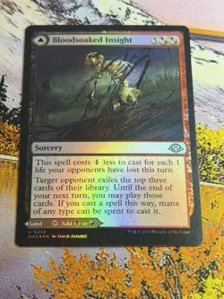 BloodSoaked Insight Sanguine Morass Foil Modern Horizons 3 Magic The Gathering - Image 5
