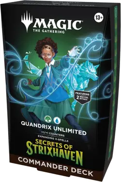 MTG Magic Secrets of Strixhaven NEW SEALED Commander Deck Quandrix Unlimited - Image 1