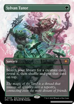Sylvan Tutor (Borderless) [SPG - 59] - NM TCG MTG - Image 1
