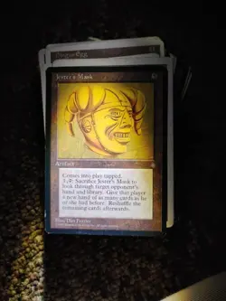 Magic: The Gathering Jester's Mask & Dingus Egg Artifact Lot English - Image 1