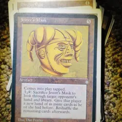 Magic: The Gathering Jester's Mask & Dingus Egg Artifact Lot English - Image 2