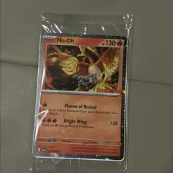 Ho-Oh 010/086 Cosmos Holo GameStop Stamped Chaos Rising Promo Sealed - Image 1