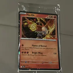 Ho-Oh 010/086 Cosmos Holo GameStop Stamped Chaos Rising Promo Sealed - Image 2