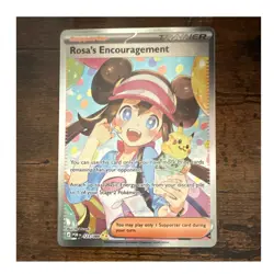 Rosa's Encouragement 123/088 Paradigm Trigger Trainer Supporter Full Art Holo SR - Image 1