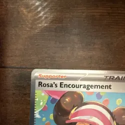 Rosa's Encouragement 123/088 Paradigm Trigger Trainer Supporter Full Art Holo SR - Image 4