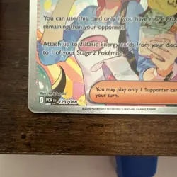 Rosa's Encouragement 123/088 Paradigm Trigger Trainer Supporter Full Art Holo SR - Image 5