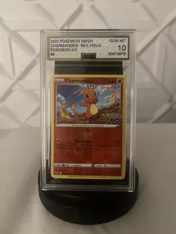 2022 POKEMON SWSH CHARMANDER- REV. HOLO POKEMON GO - Image 1