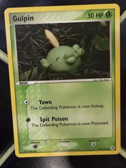 Gulpin 62/101 - Yuka Morii Clay Art - Hidden Legends Pokemon Card - Image 1