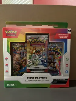 Pokemon TCG First Partner Illustration Collection S1 1 Box - Image 1