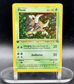 Pinsir (1st Edition) 9/64 Holo Pokemon Jungle 1999 Wotc Vintage NM/LP - Image 2