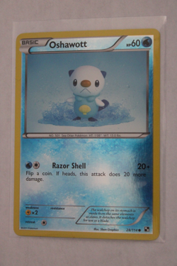 Pokemon TCG Oshawott - 28/114 - Common - Reverse Holo Pokemon Black & White - Image 1