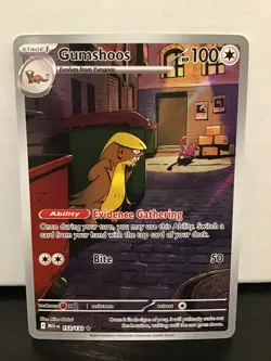 Gumshoos 153/132 Illustration Rare Holo Pokemon Mega Evolution - Image 1