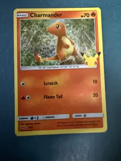 Pokemon Charmander McDonald's 25th Anniversary Holo Basic Card HP 70 - Image 1