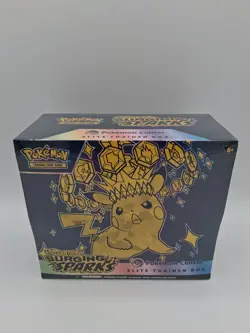 Pokemon Scarlet & Violet Surging Sparks Pokemon Center ETB Factory Sealed New - Image 1