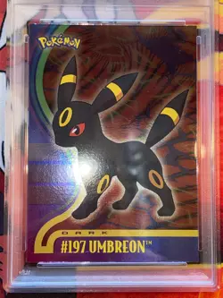 2001 Topps Pokemon Johto League Champions #197 Umbreon Foil PSA 7 - Image 4
