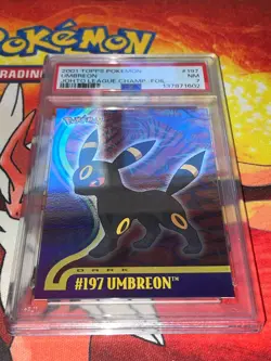 2001 Topps Pokemon Johto League Champions #197 Umbreon Foil PSA 7 - Image 5