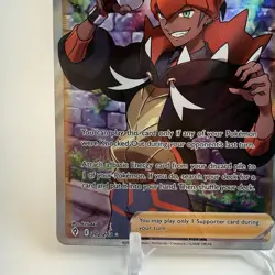 Raihan Pokemon Full Art Trainer 202/203 Evolving Skies Holo Ultra Rare - Image 3