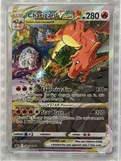 PSA 8 NM-MINT Charizard VSTAR SWSH262 UPC Promo ULTRA-PREMIUM Pokemon Card - Image 2