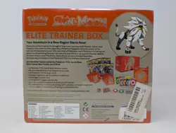 New Sealed Pokemon TCG Sun and Moon Base Elite Trainer Box ETB - Solgaleo - Image 4